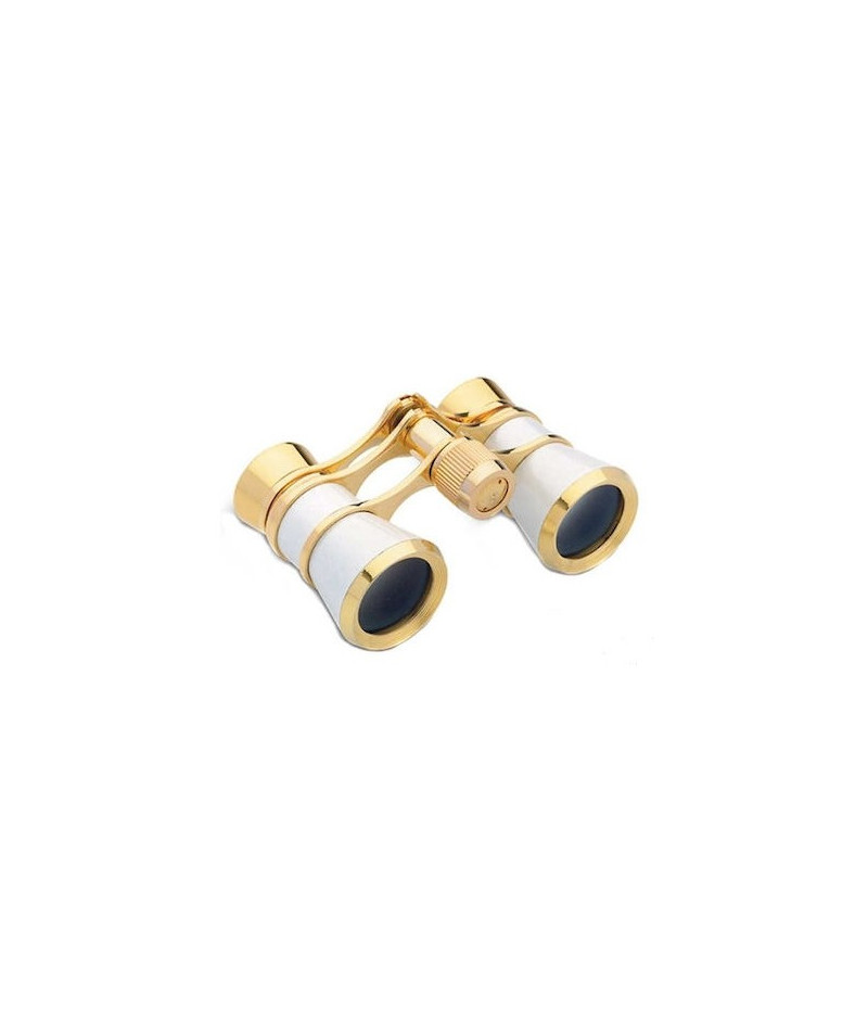 Braun Toneelkijker Opera 3x25 Wit/Goud