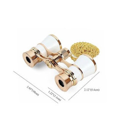 Braun Toneelkijker Opera 3x25 Wit/Goud