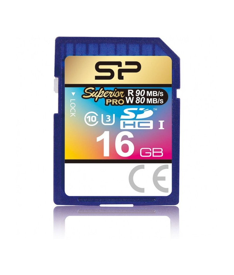 Silicon Power SDHC Card Superior UHS-1 U3 16GB