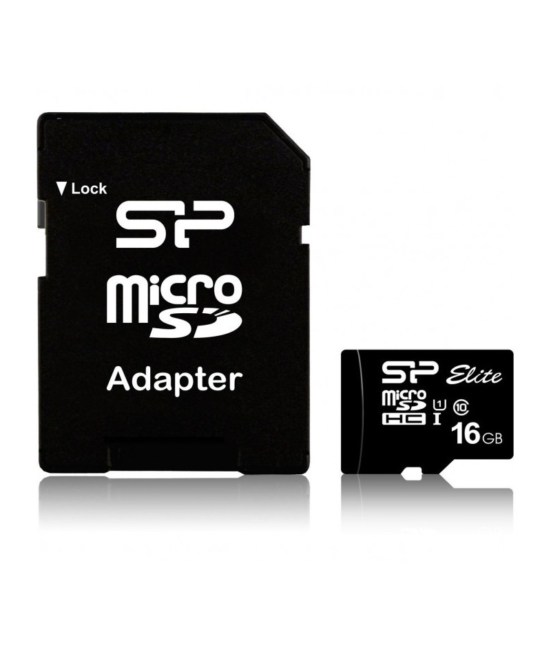 Silicon Power MicroSDHC Card Elite Class 10 UHS-1 16GB
