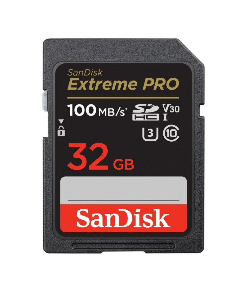 SanDisk Extreme Pro 32GB SDHC Memory Card 100MB