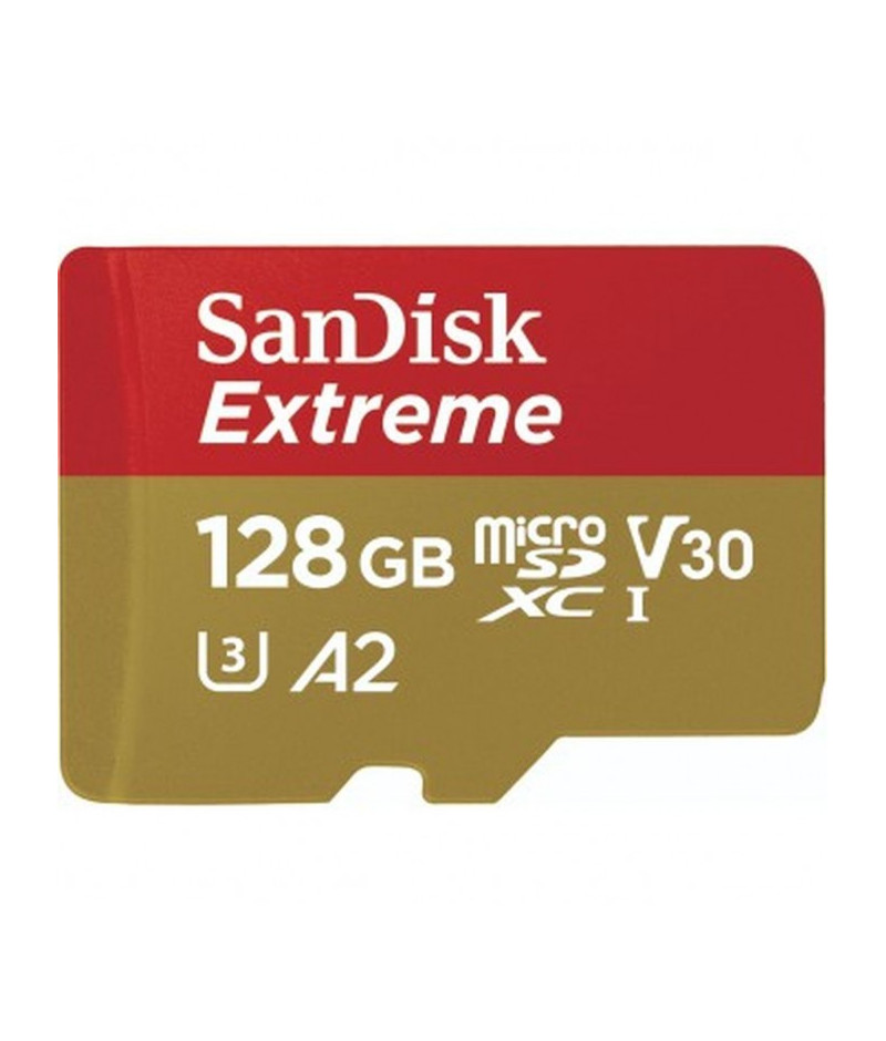 SanDisk Extreme MicroSDXC 128GB+SD Adapter 90MB