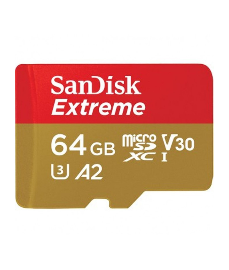 SanDisk Extreme MicroSDXC 64GB+SD Adapter 170MB SanDisk Extreme MicroSDXC 64GB+SD Adapter 170MB