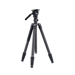 Fotopro Sherpa Max Carbon Statief + MH-6A videokop