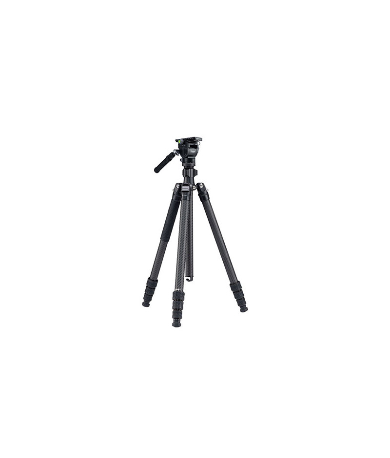 Fotopro Sherpa Max Carbon Statief + MH-6A videokop