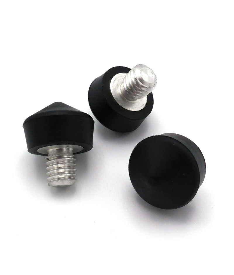 Caruba 3/8" Statief Voetje - Rubber / 22mm TS6