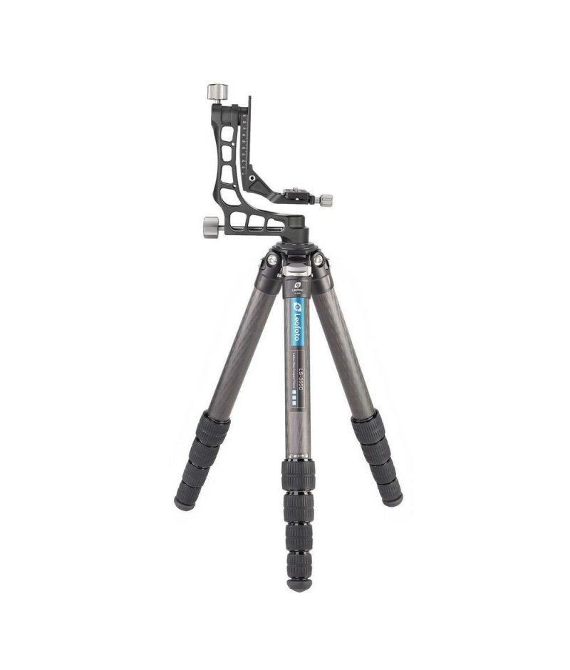 Leofoto Ranger LS365C + PG-1 Gimbal Head kit (Zwart)
